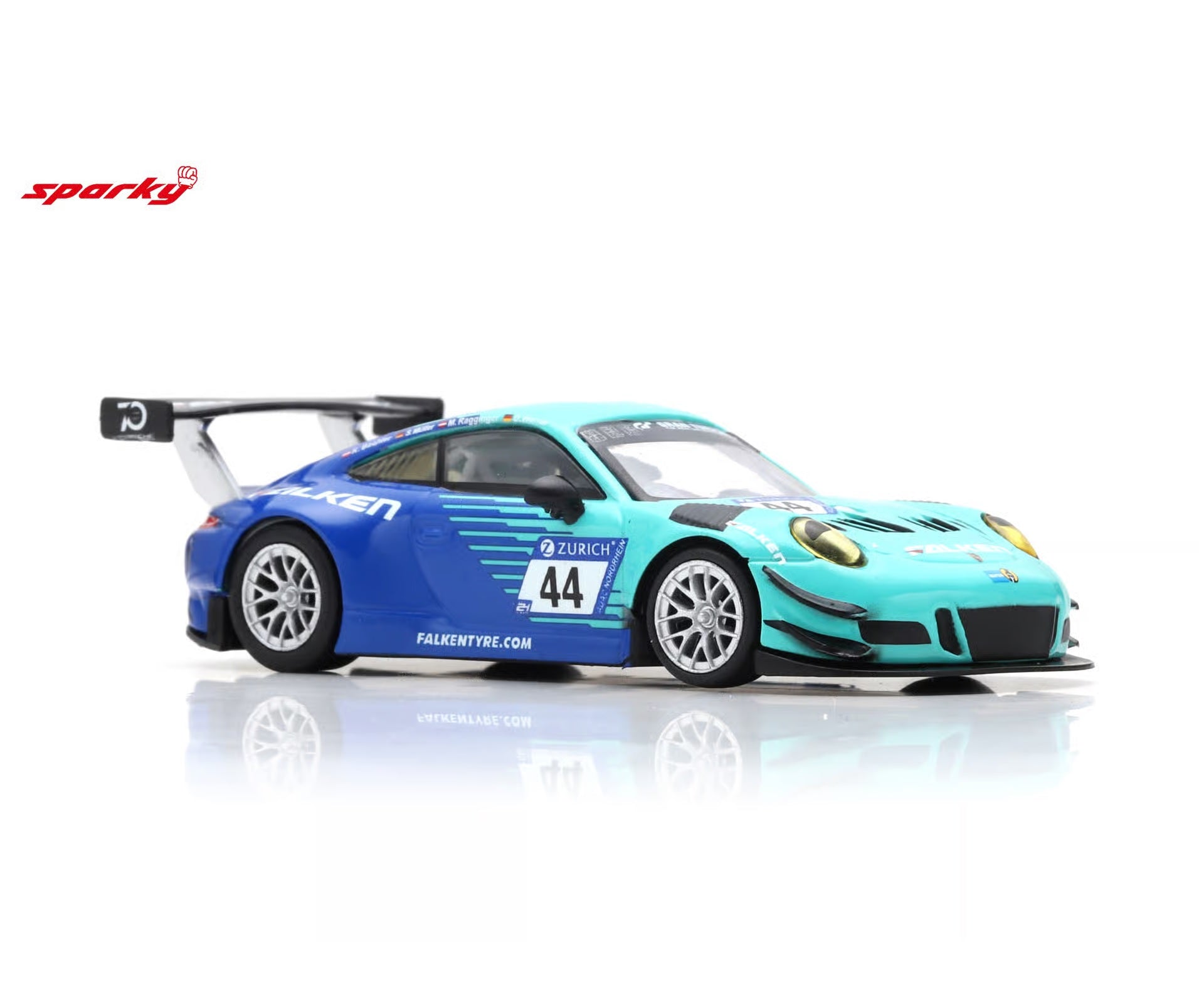 (Coming Soon) SPARK 1/64 Porsche 911 GT3 R No.44 Falken Motorsports 24H Nürburgring 2018 K. Bachler - S. Müller - M. Ragginger - D. Werner
