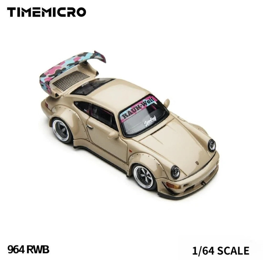 TIMEMICRO 1:64 RWB 964 - Beige **CHASE RANDOMLY DISTRIBUTED**