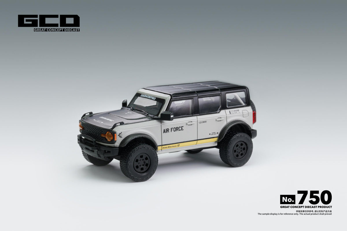 (Coming Soon) GCD 1/64 Bronco DarwinPRO AIR FORCE GREY (LHD)