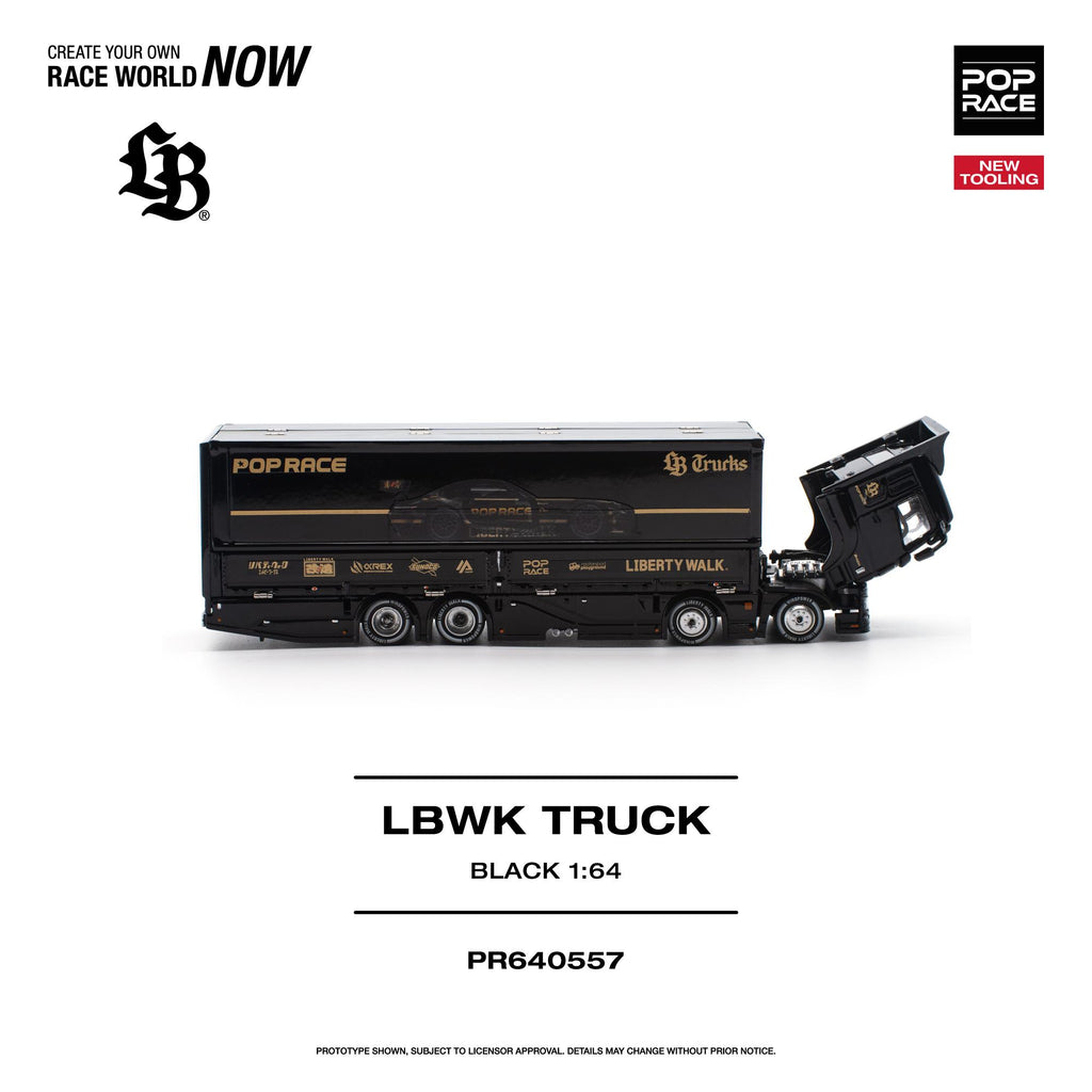 (Pre-Order) POPRACE 1:64 3-Piece Set LBWK AMG/HAULER/FIGURES **DEADLINE JULY 31st,2026**