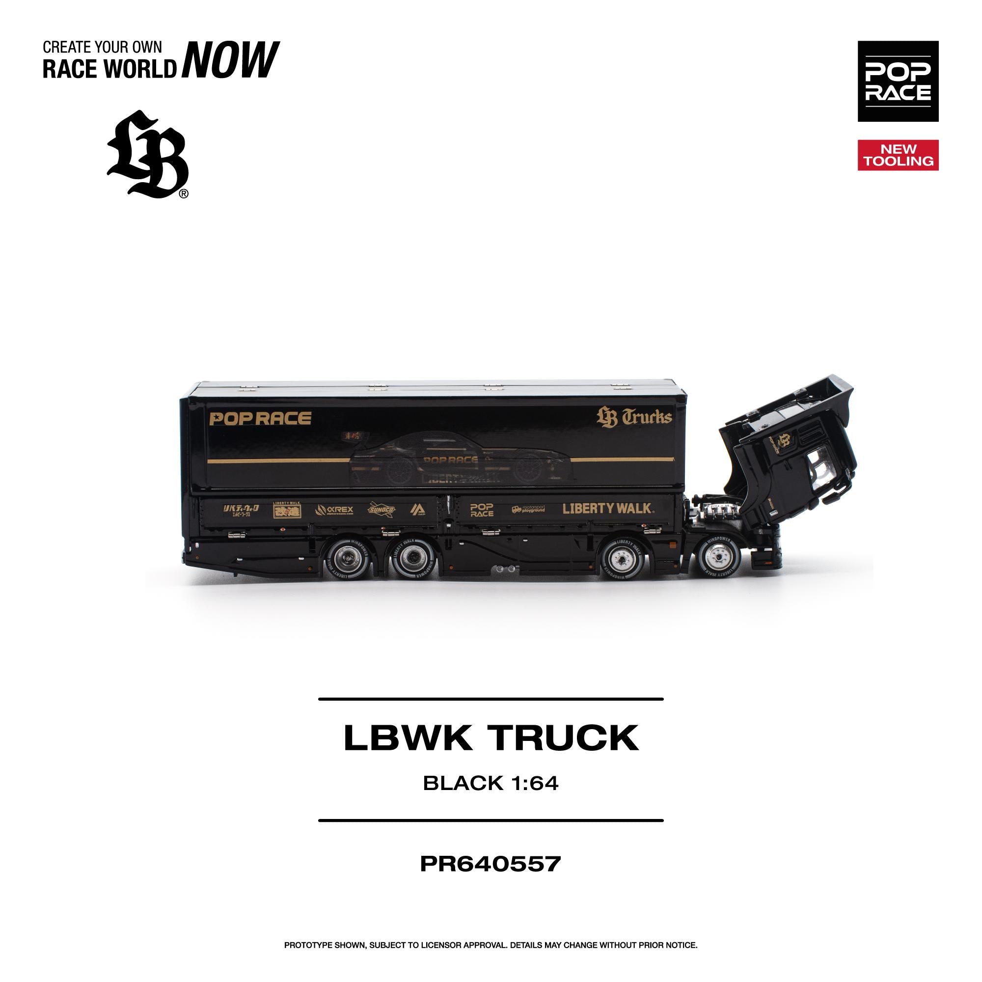 (Pre-Order) POPRACE 1:64 3-Piece Set LBWK AMG/HAULER/FIGURES **DEADLINE JULY 31st,2026**