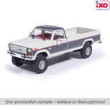 (Coming Soon) IXOAMERICA 1:64 1986 Ford F-150 XLT Lariat Long Bed Styleside 4x2 - Combination Tu-Tone Colonial with and Dark Grey Metallic