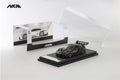 (Pre-Order) HKM 1:64 911(992) GT3 R Rennsport Large Tail Wing All Carbon Black Skye Model Car