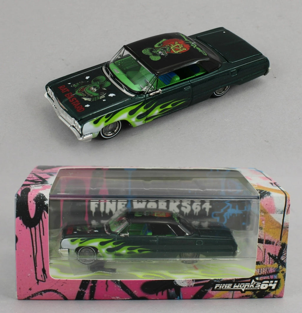 Fine Works 1:64 Chevrolet Impala West Coast Bouncing Rat Fink