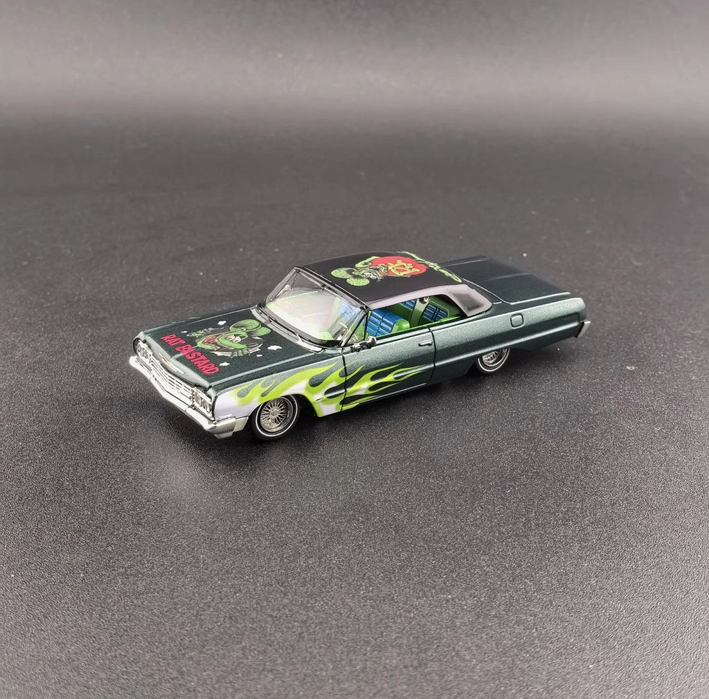 Fine Works 1:64 Chevrolet Impala West Coast Bouncing Rat Fink