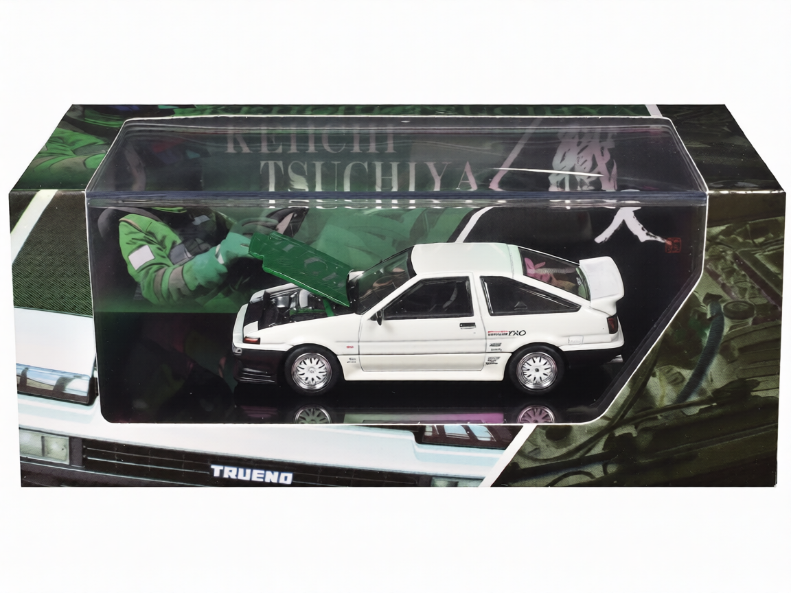 Sprinter Trueno (AE86) [Keiichi Tsuchiya] Dori Dori Mesh Wheel Drift King 1/64 Hobby Japan