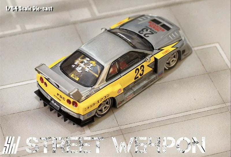 Street Weapon 1/64 GT-R LBWK ER34 #23 Flash Raw Special Version