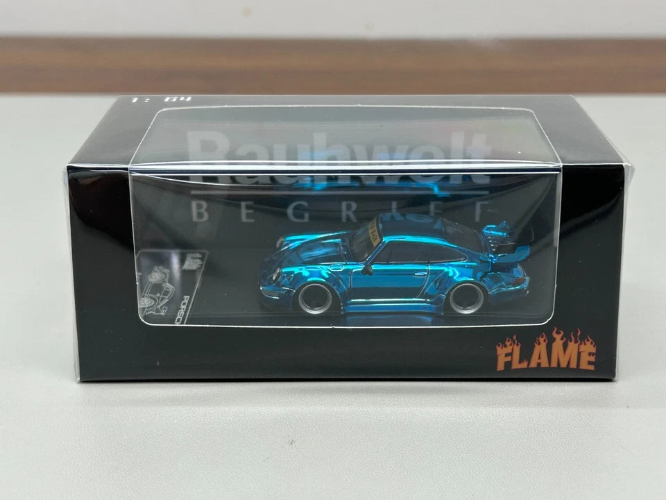 Flame 1:64 Porsche RWB 993 Blue Alloy