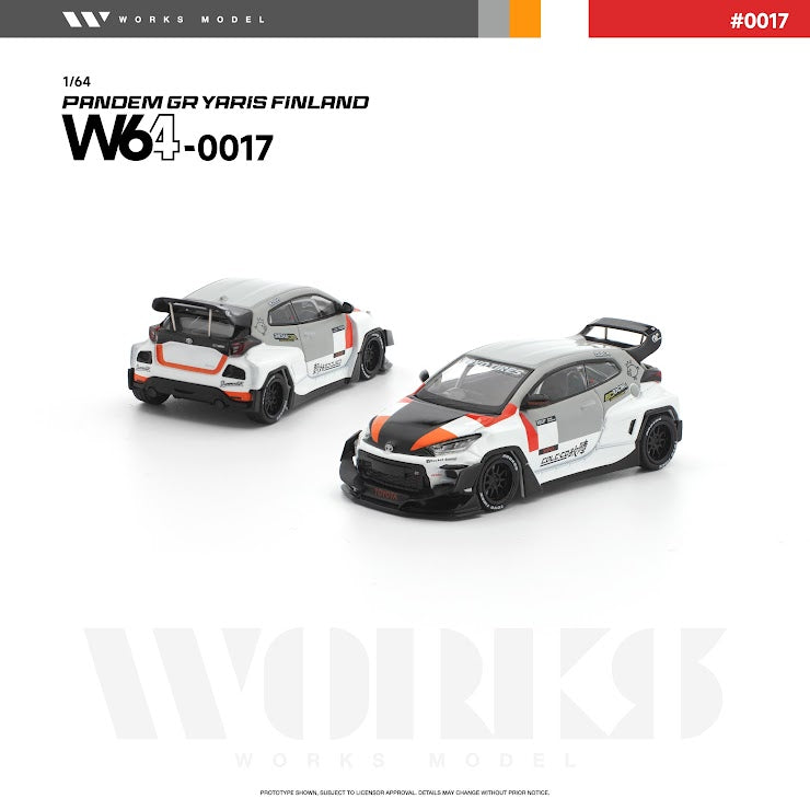 (Pre-Order) WORKS 1/64 PANDEM GR YARIS FINLAND **(DEADLINE June 27, 2026)**